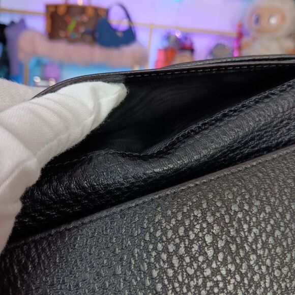 Gucci Jackie 1961 Black Pebble Leather Large Size Wallet - Picture 8 of 13